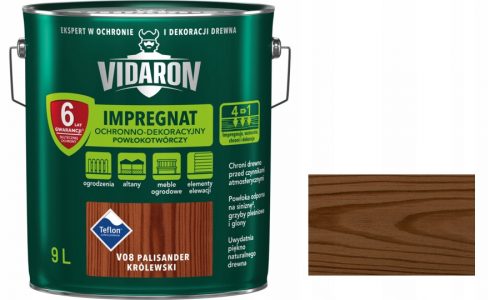 Vidaron V08 импрегнация за дърво Royal Rosewood 9л